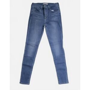 Levi's 720 High Rise Supper Skinny Jeans - Blue - Size W30